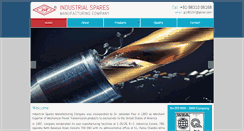 Desktop Screenshot of industrialsparesfromindia.com